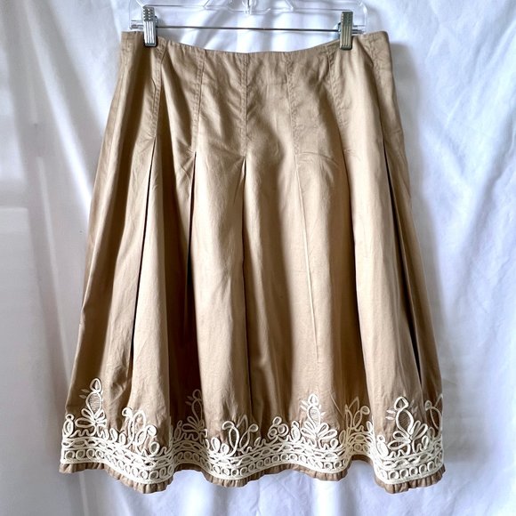 Jones New York Signature Skirt, Beige and Cream, Size 12, Excellent Condition! - Picture 2 of 13